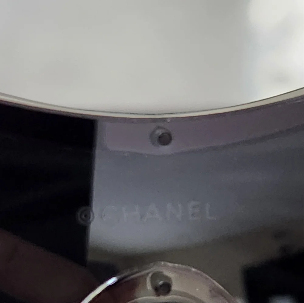 Chanel 4164 Camellia White Enamel Black Sunglasses AUTHENTIC - Picture 5 of 10